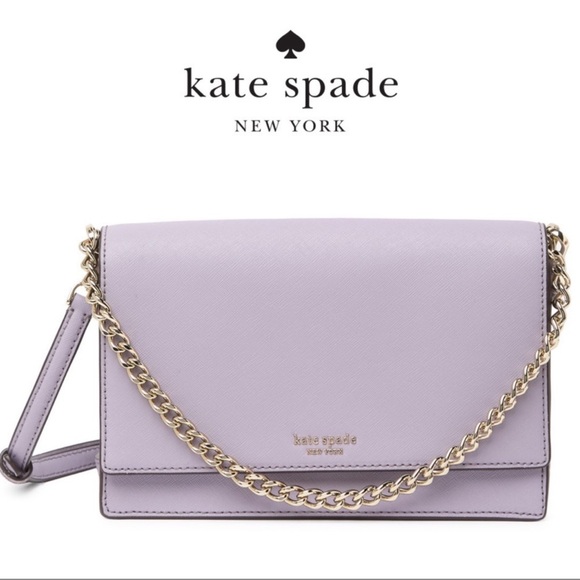 Like NEW KATE SPADE Cameron Convertible Crossbody Bag Icy...